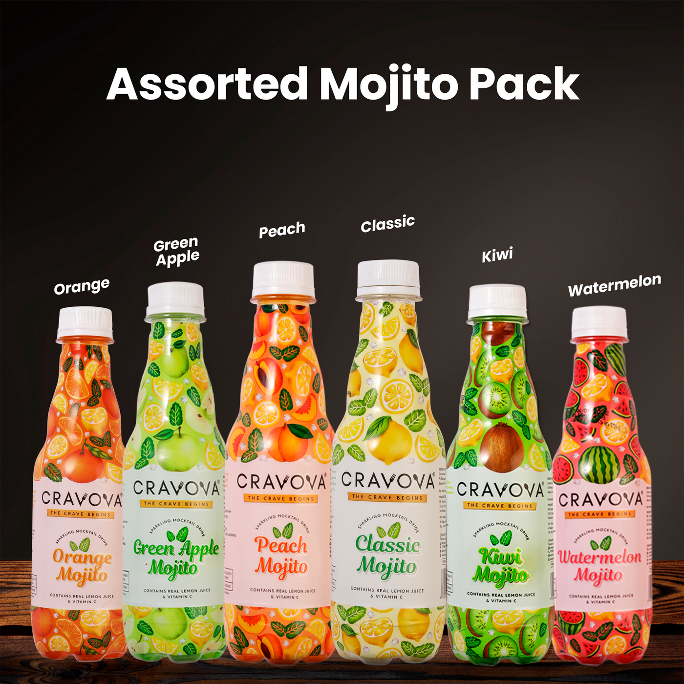 Assorted ready to drink Mocktail Pack